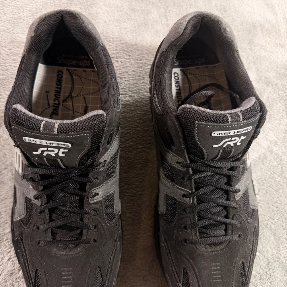 Skechers Shape-ups SRT Mens 11.5 Black Resistance Trainer Sneakers 52041